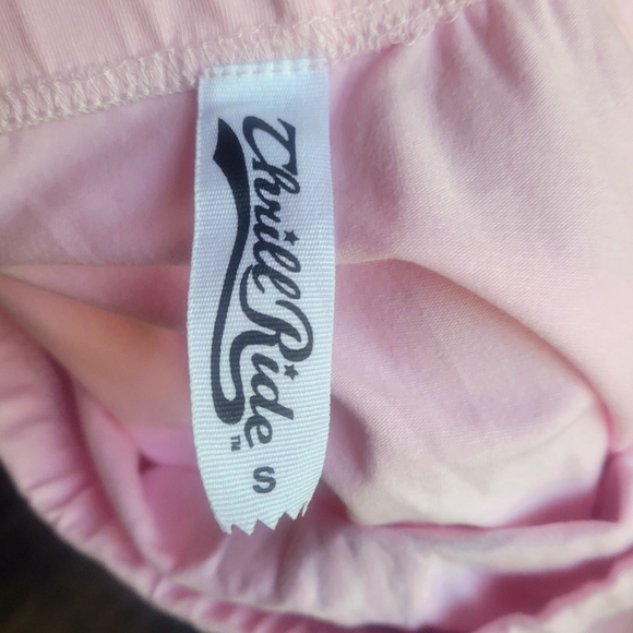 THRILL RIDE VINTAGE TANK TOP PINK SMALL NEW NO TAGS Made In USA - Picture 7 of 8